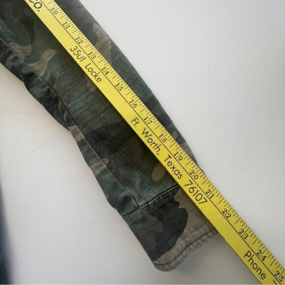 Free People Not Your Brothers Faded Green Camo Print Surplus Jacket ,XS - Picture 11 of 14